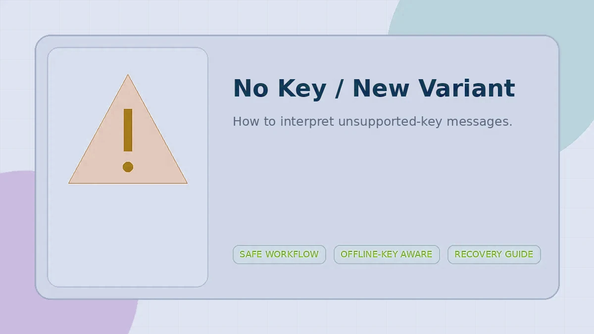 STOP/Djvu “No Key for New Variant” Error: What It Means