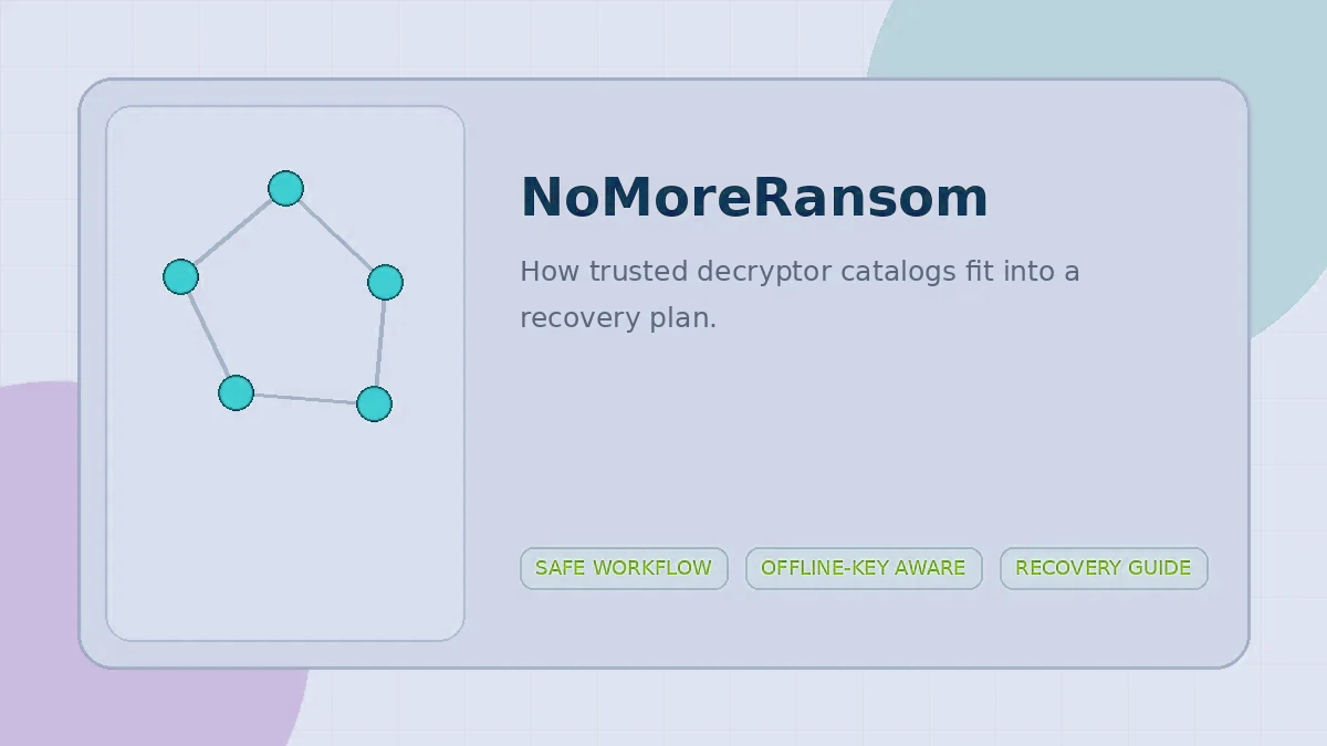 NoMoreRansom vs STOP/Djvu Tools: Where Each Fits