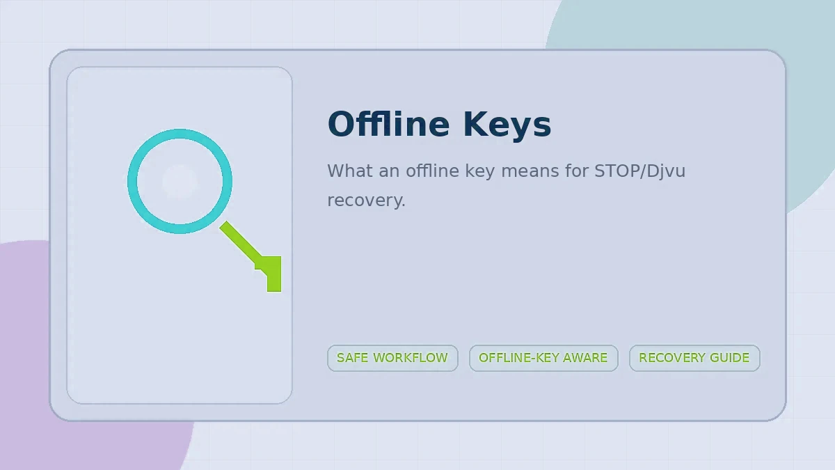 STOP/Djvu Offline Key Explained: When Decryption May Work
